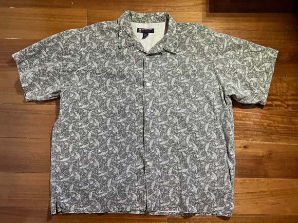 Ralph Lauren Polo Jeans Other - Men’s Vintage Polo Jeans Co Ralph Lauren XXL Paisley Camp Shirt - Olive Green